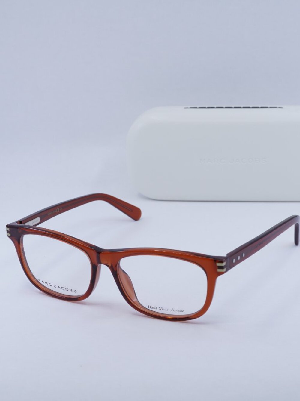 Marc Jacobs MJ 583/F 0XG0 00 Rectangle Eyeglasses 55mm – Transparent Red